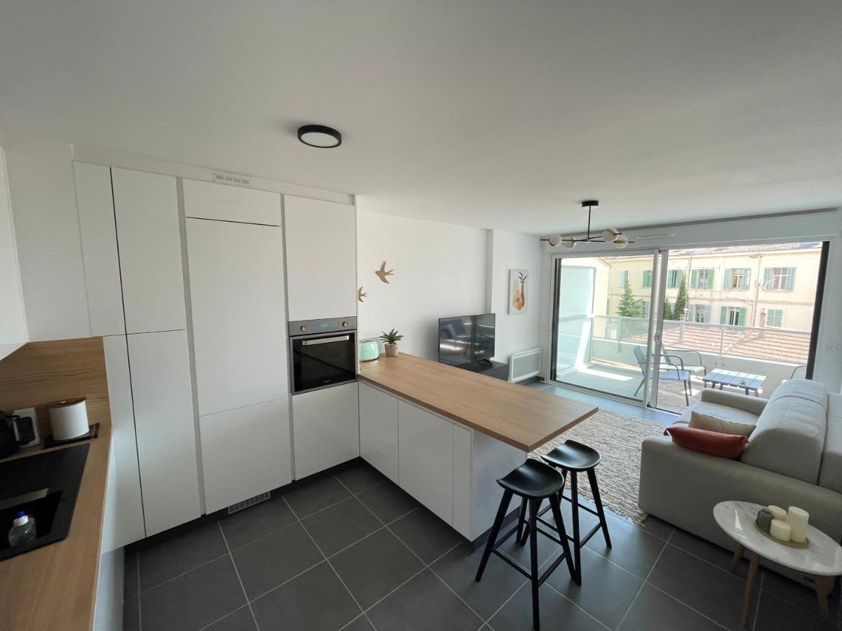 Cannes, Appartement Avec Parking+Terrasse, Croisette A Pied! Buitenkant foto